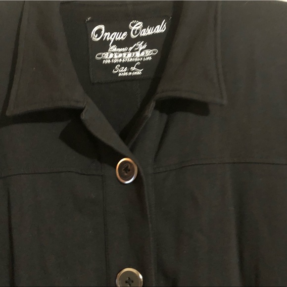 Onque Casuals • Collard Button- Up Lightweight Jacket - Picture 2 of 13